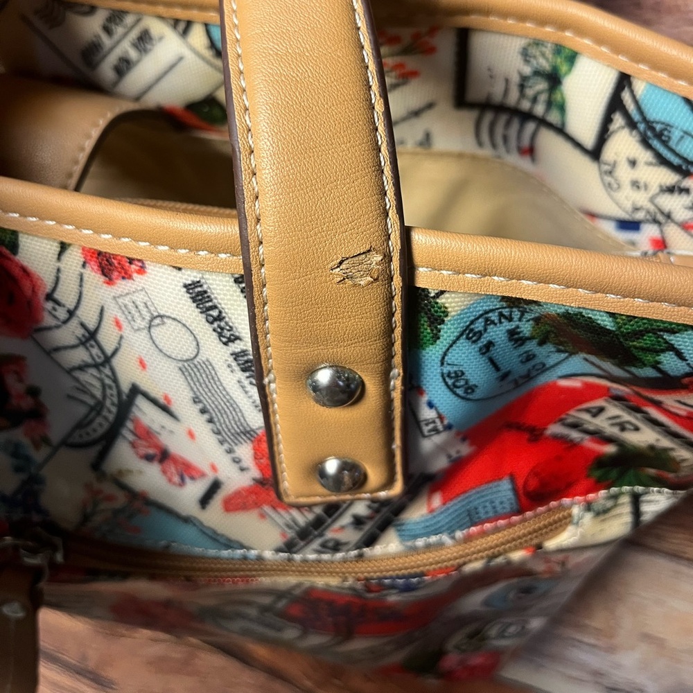 Giani Bernini Coated Postcard Tote Bag - Picture 8 of 16